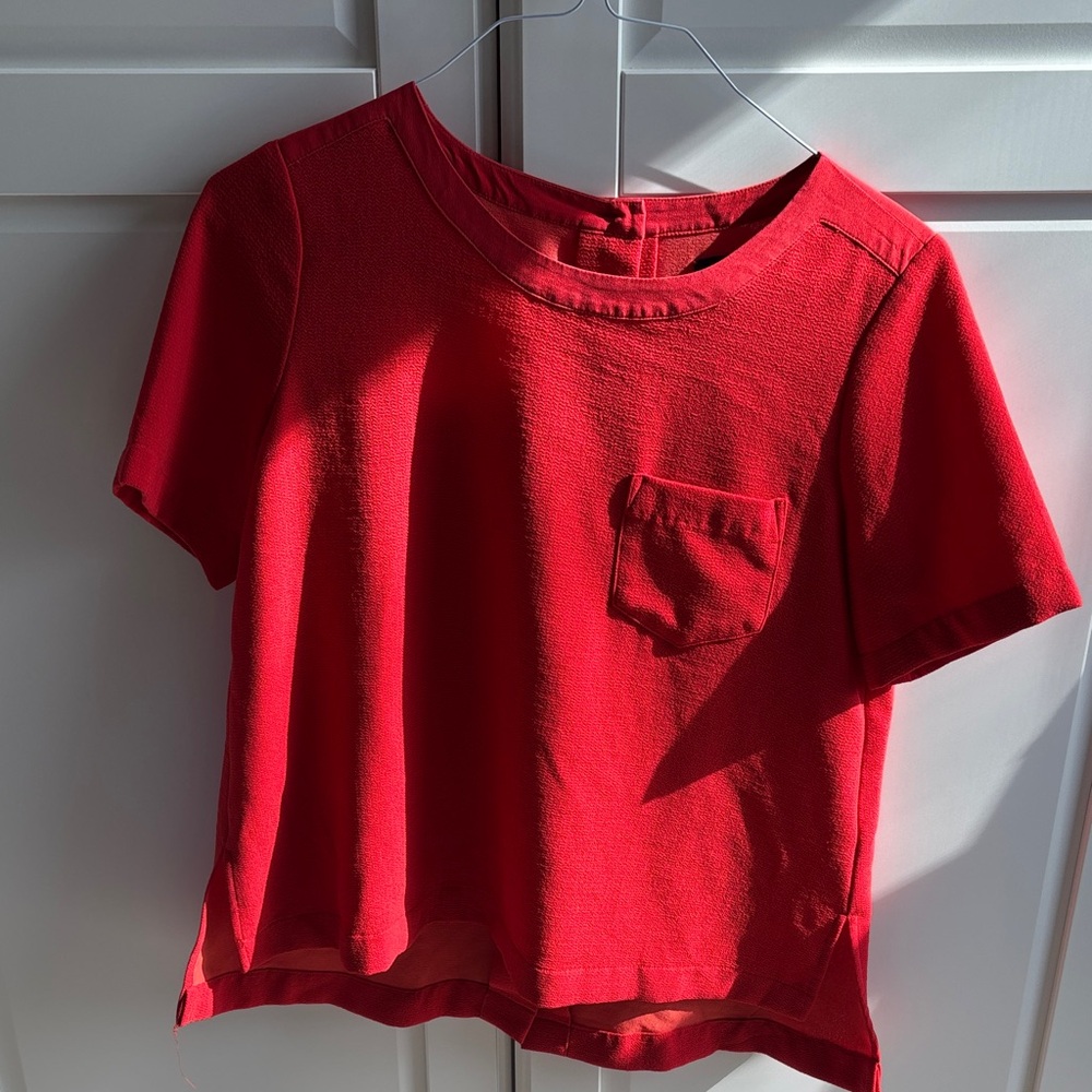 Madewell Vibrant Red Top